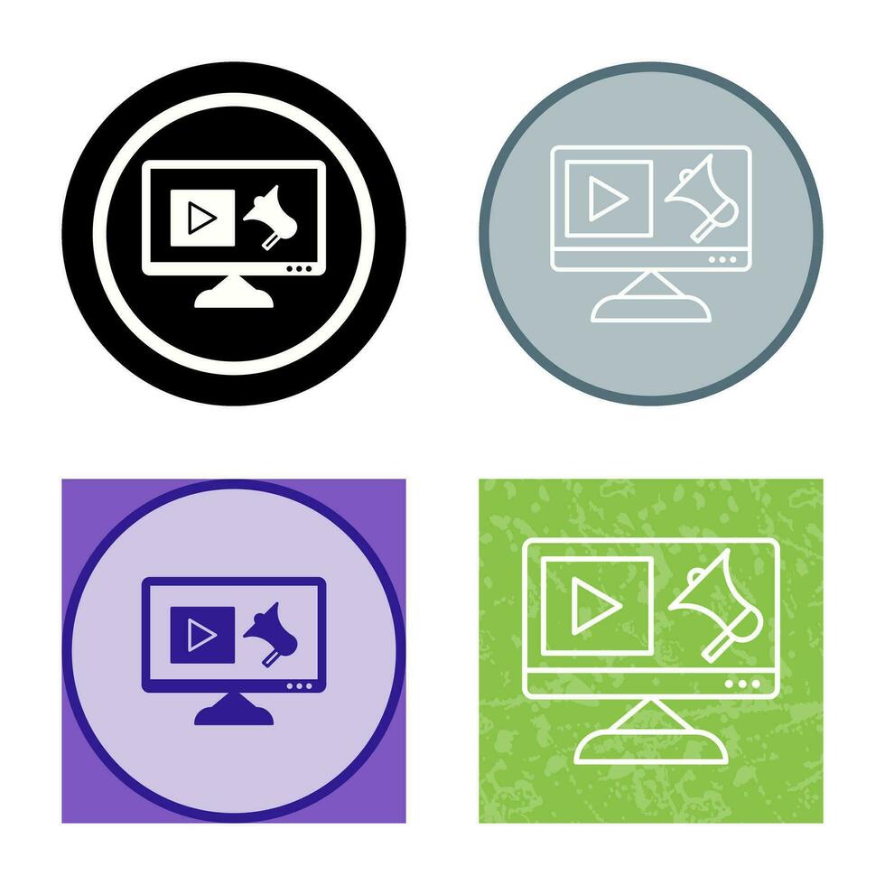 Unique Digital Marketing Vector Icon