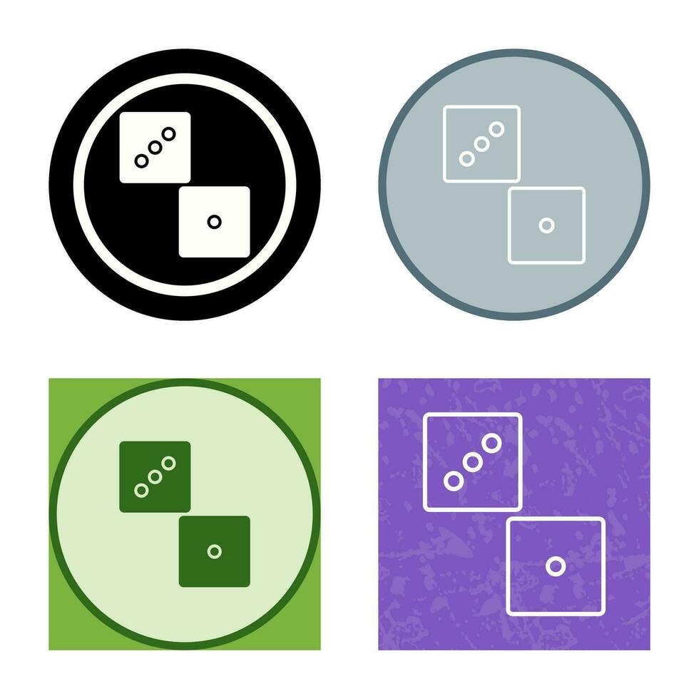 Unique Dice Vector Icon