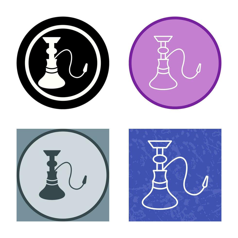 Unique Hookah Vector Icon