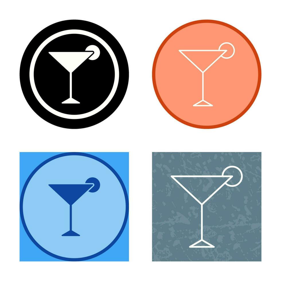 Unique Cosmopolitan Vector Icon