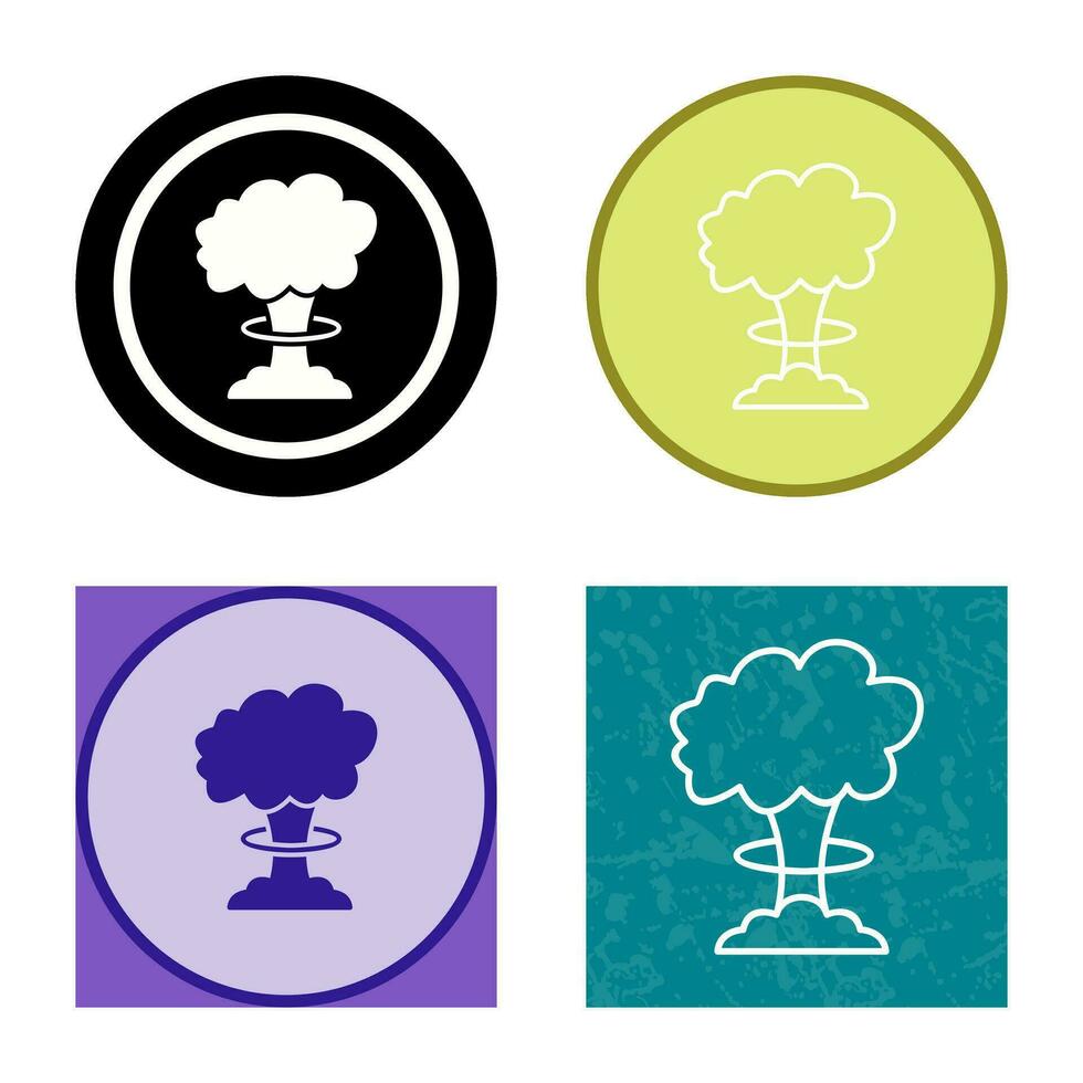 Unique Bomb Blast Vector Icon
