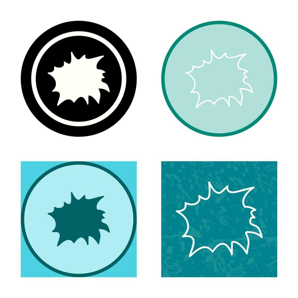 Unique Explosion Vector Icon