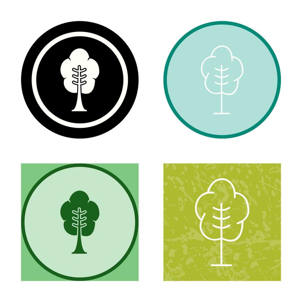 icono de vector de árbol