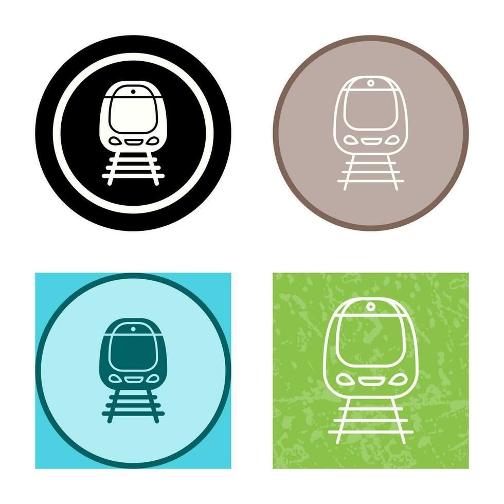 icono de vector de tren