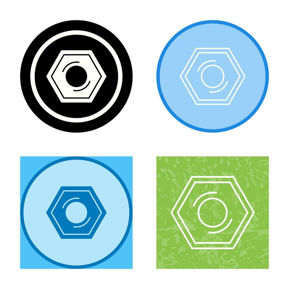 Nut Vector Icon