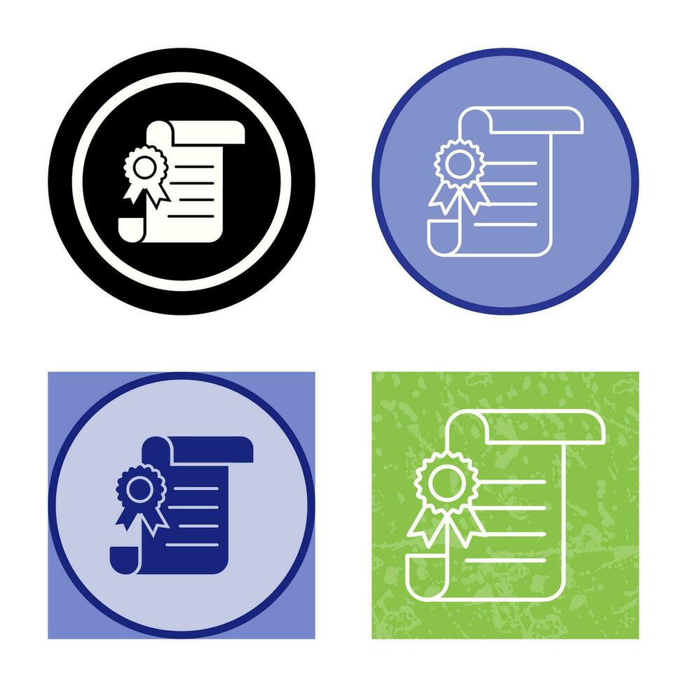 Legal Paper Vector Icon