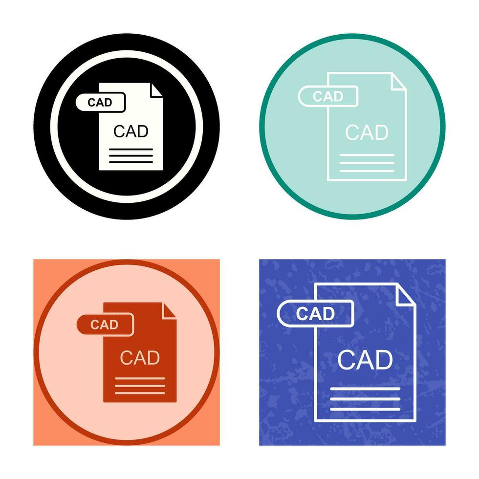 icono de vector de cad