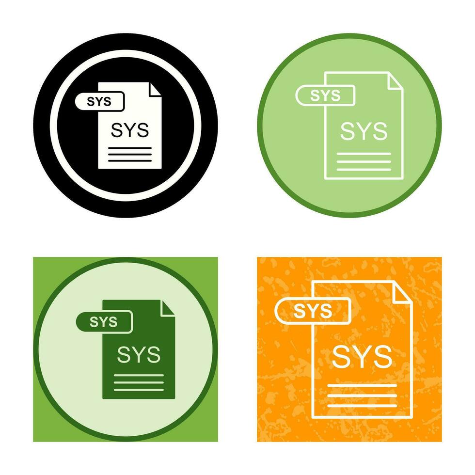 SYS Vector Icon