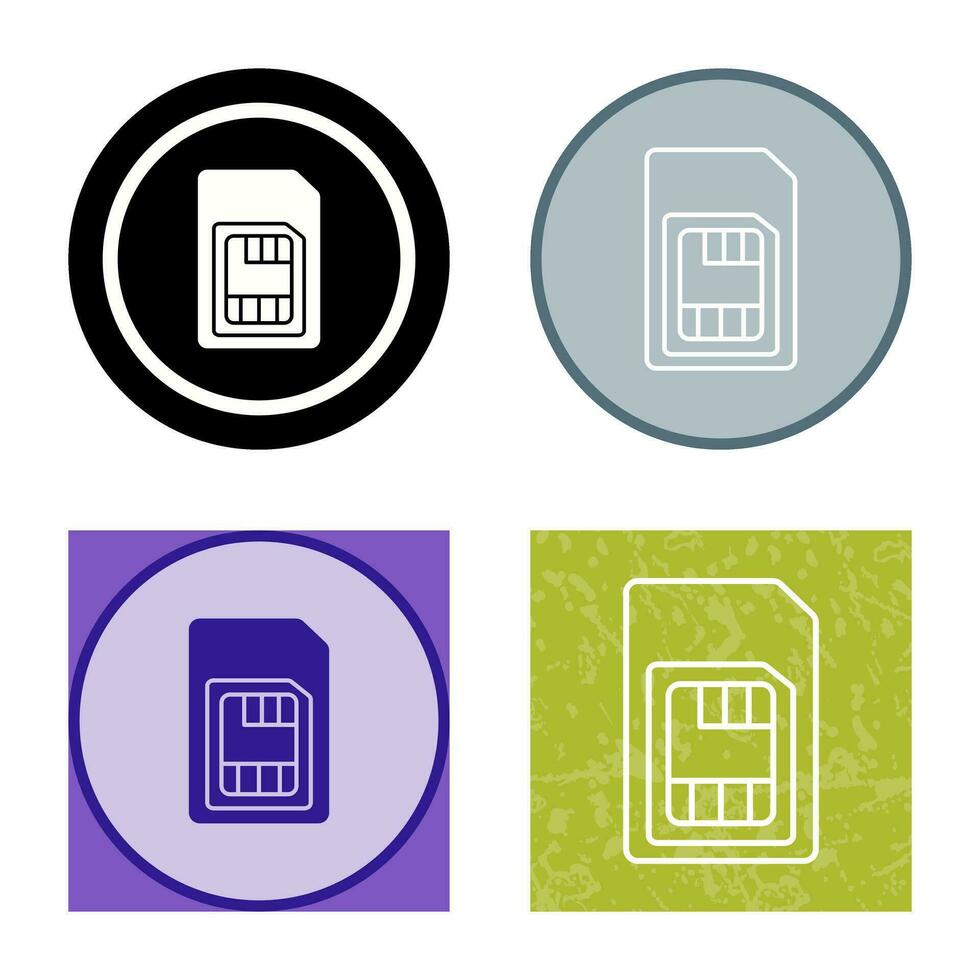 Sim Card Vector Icon