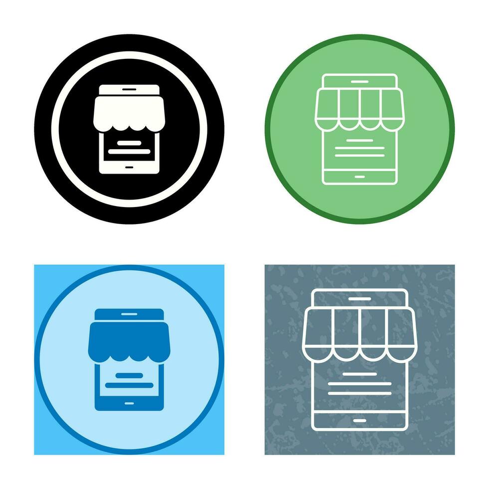 Online Store Vector Icon