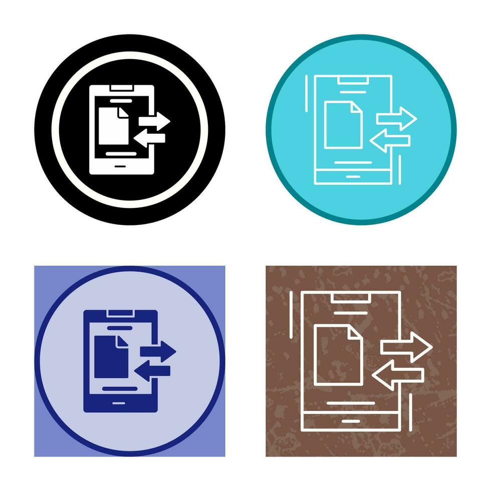 Data Transfer Vector Icon