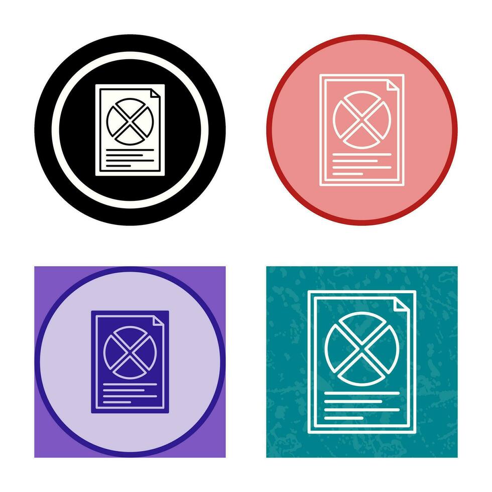Pie Chart Vector Icon