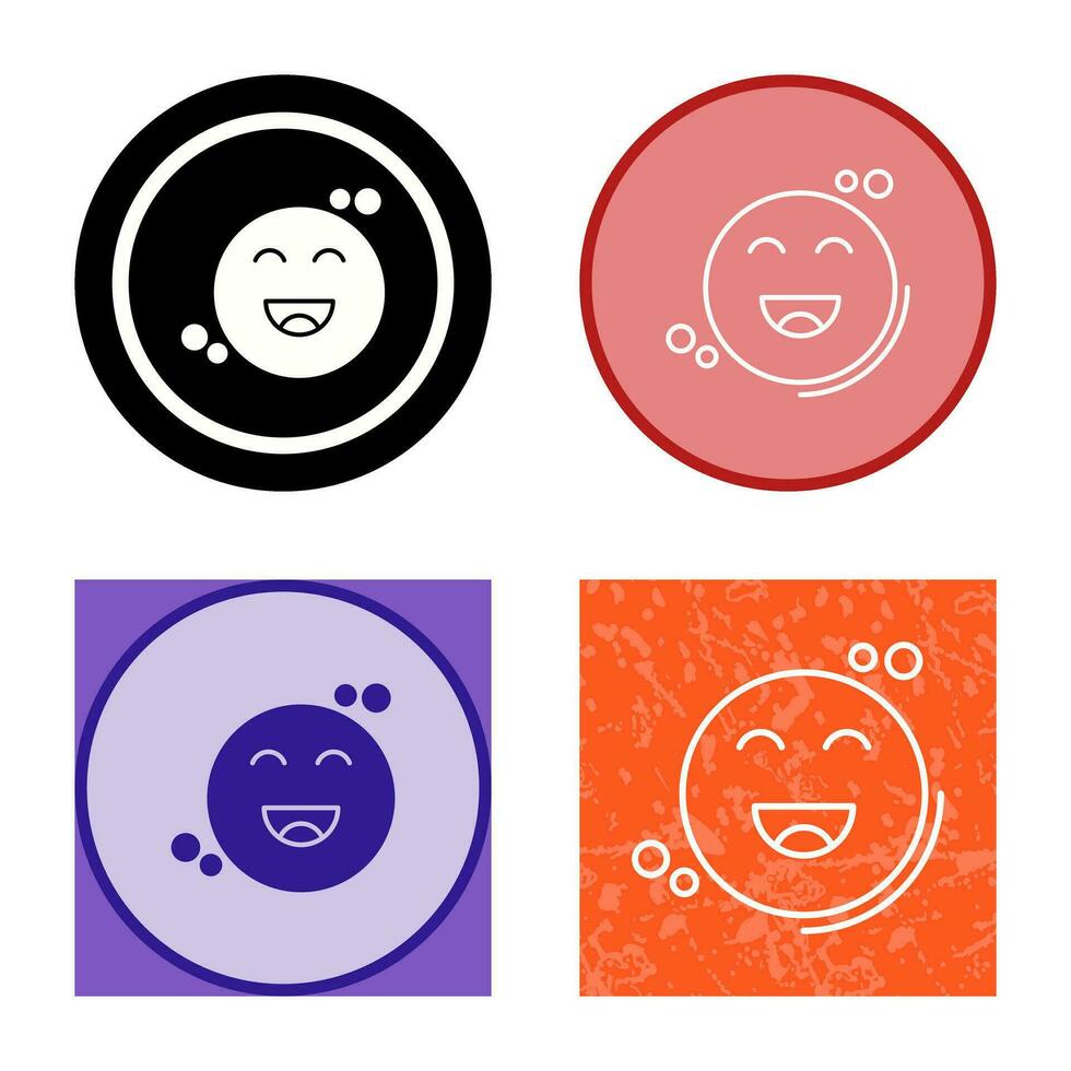 Happiness Vector Icon