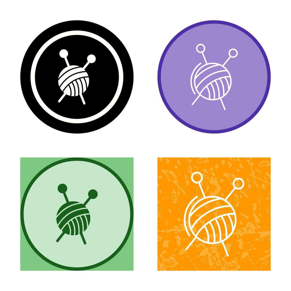 Knitting Vector Icon