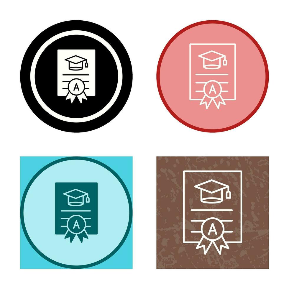 Report Card Vector Icon