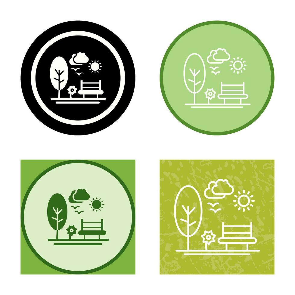 Park Vector Icon