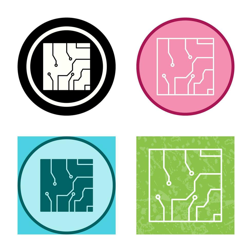 Electrical circuit Vector Icon