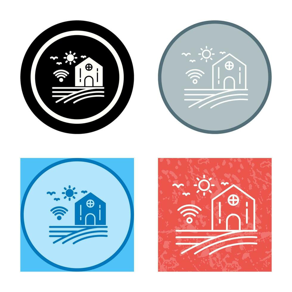 Smart Farm Vector Icon