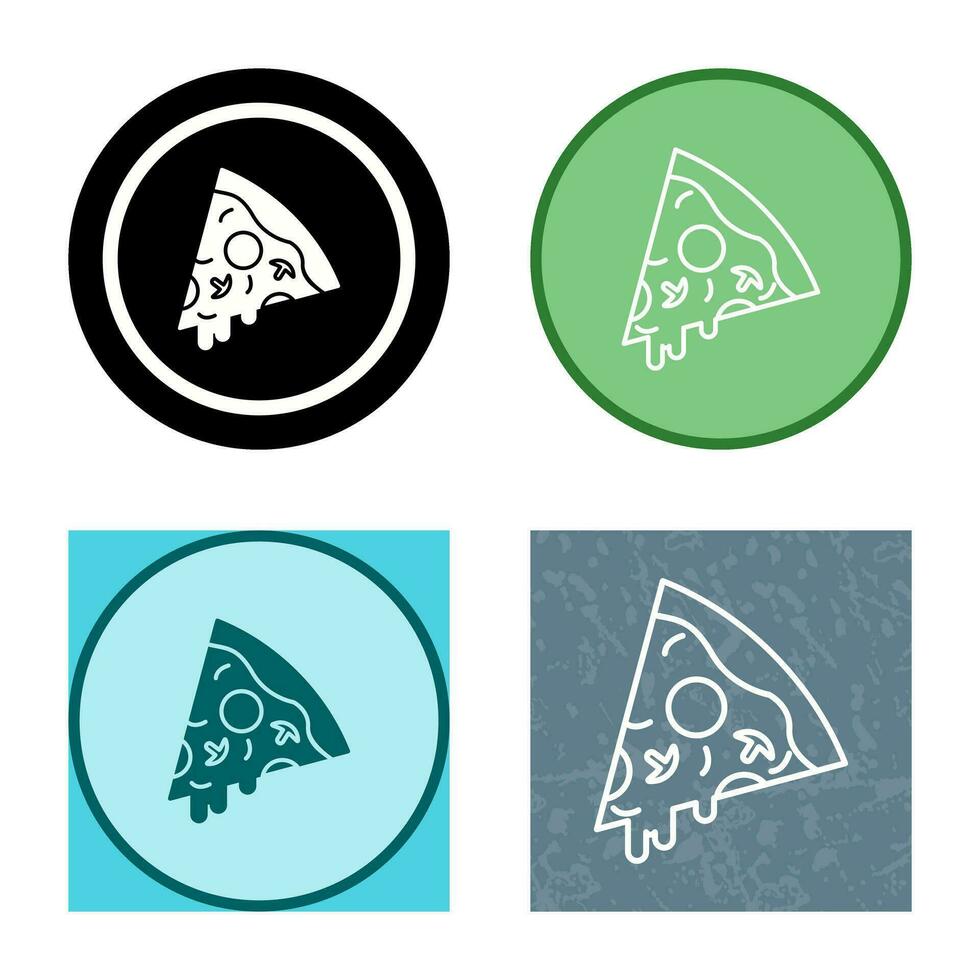 icono de vector de pizza