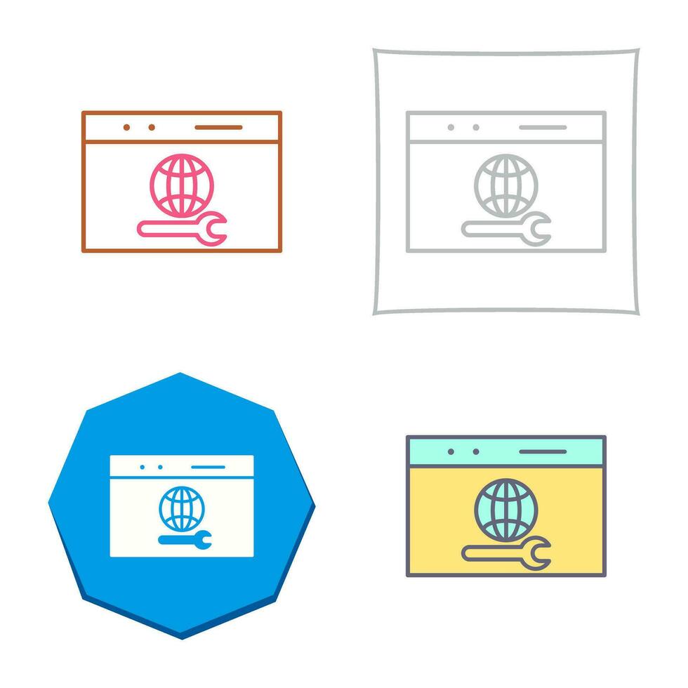 Unique Web Support Vector Icon