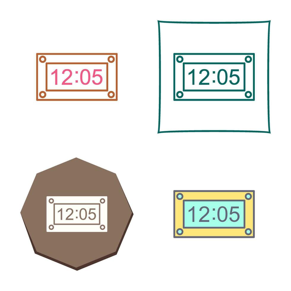 Unique Timer Vector Icon
