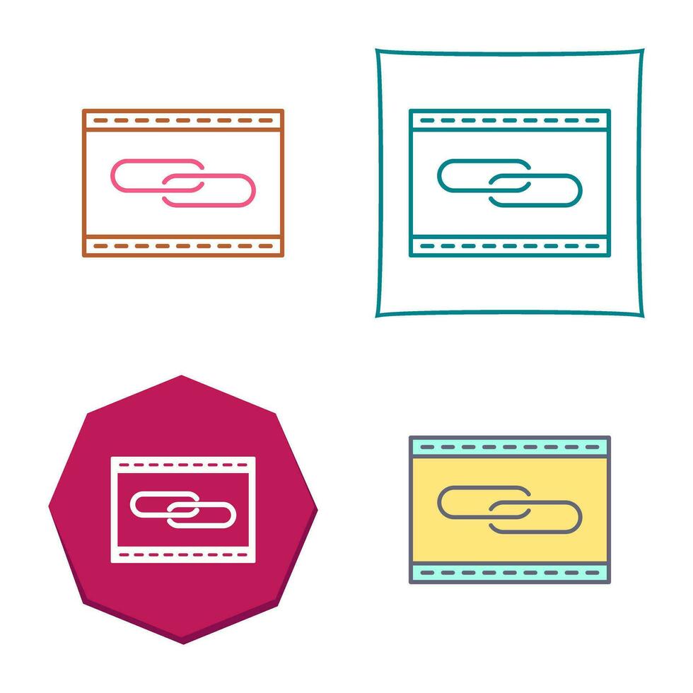 Unique Link Optimization Vector Icon