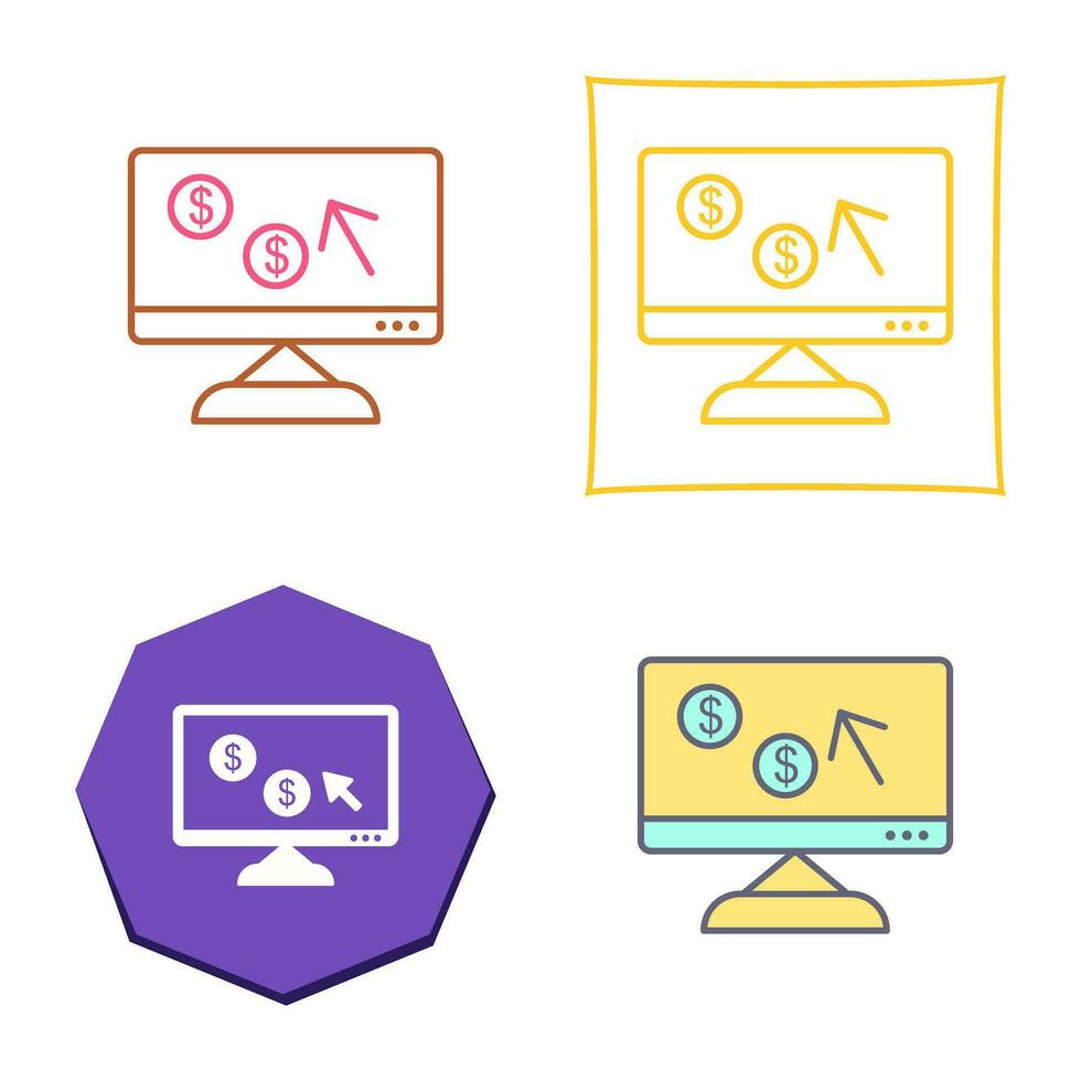 Unique Pay Per Click Vector Icon