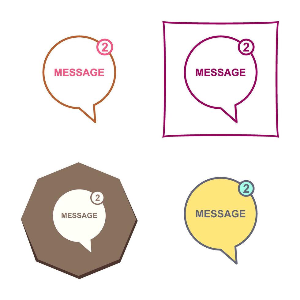Message Bubbles Vector Icon
