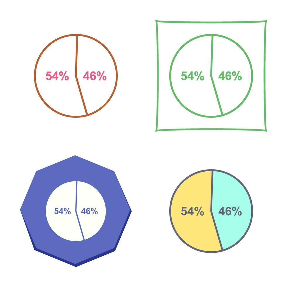 icono de vector de estadísticas de candidatos