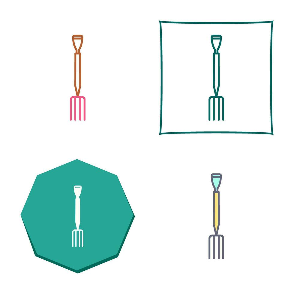 Gardening Fork Vector Icon