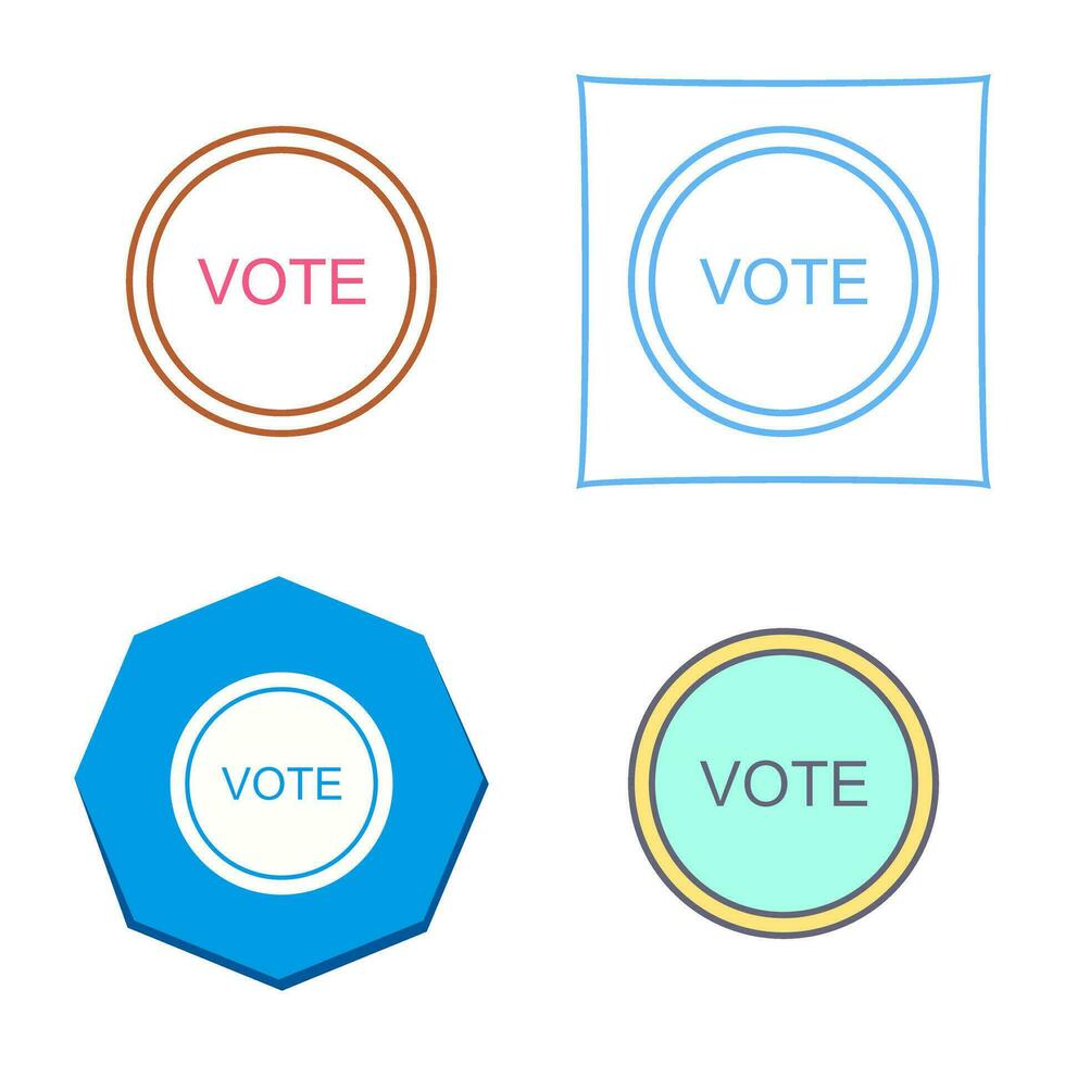 Vote Link Vector Icon