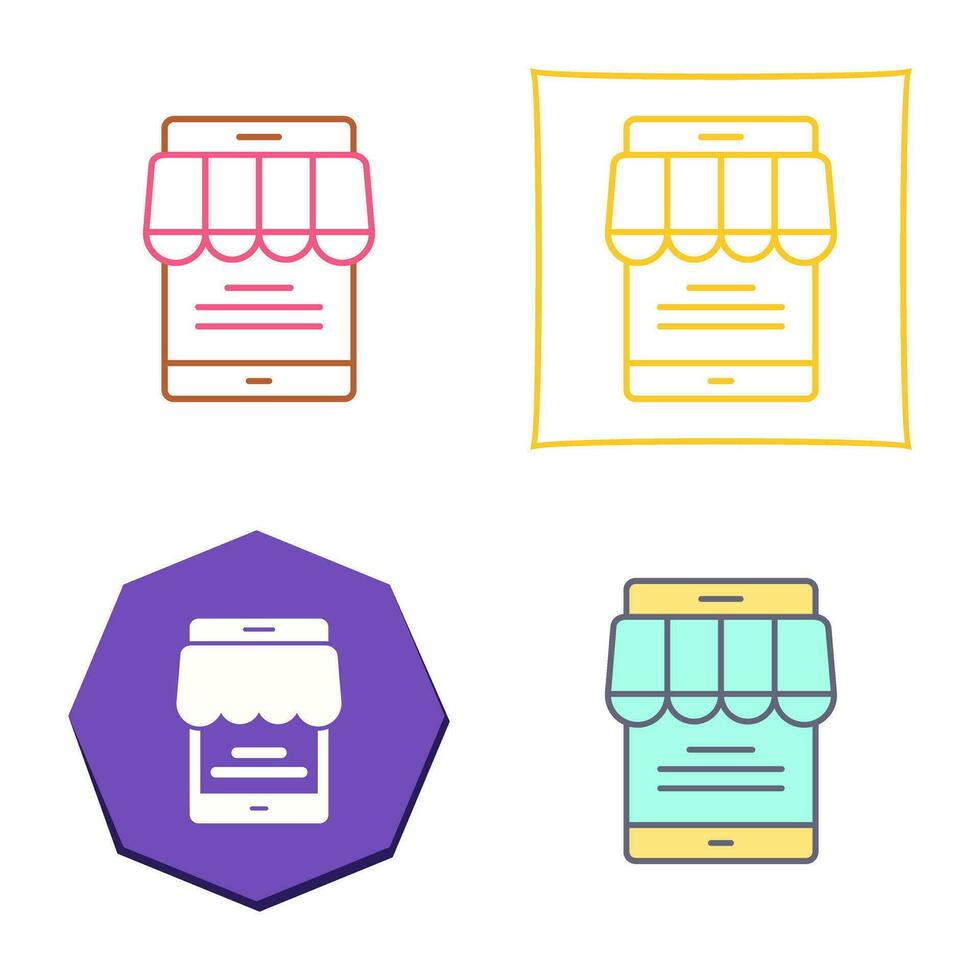 Online Store Vector Icon