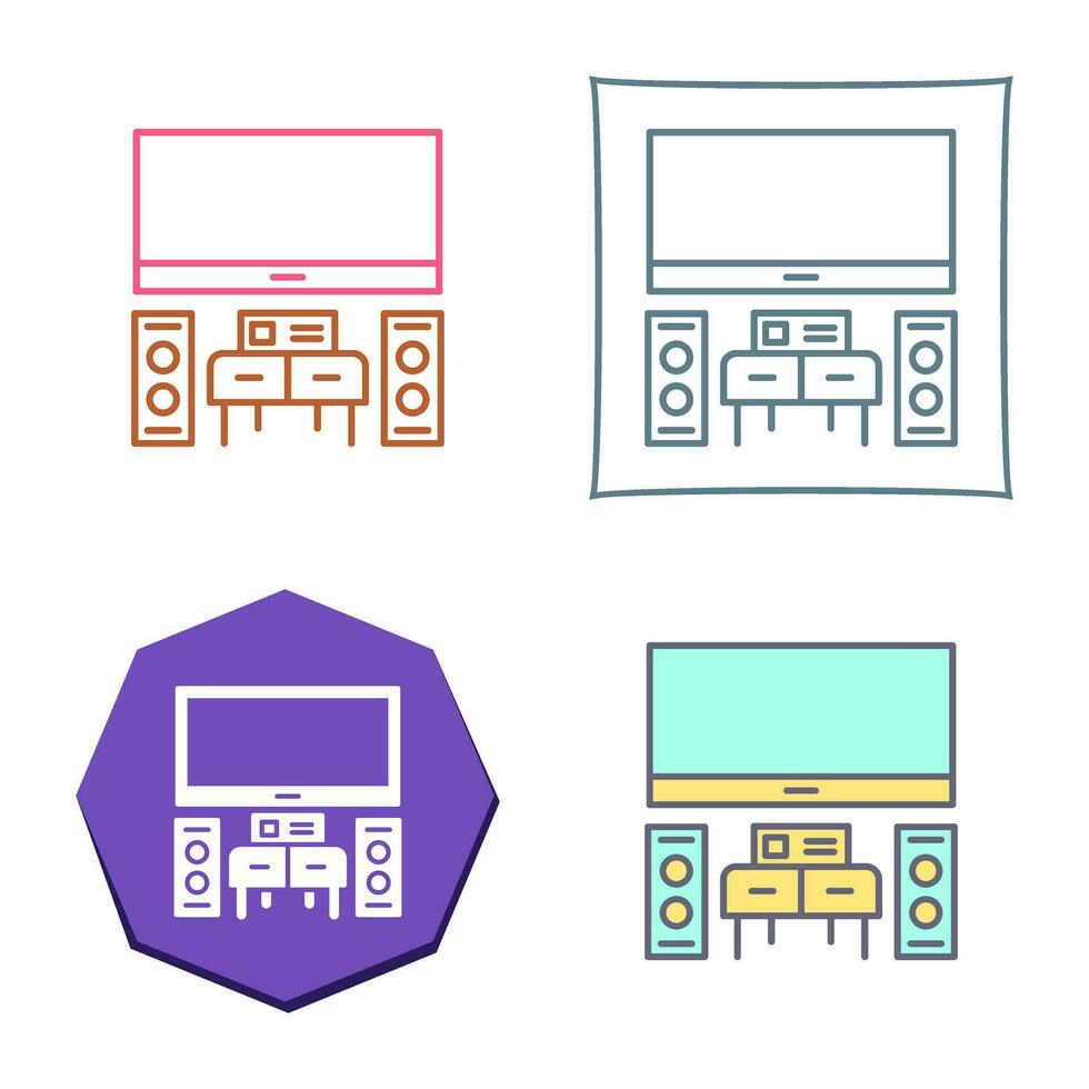 Home Theater Vector Icon