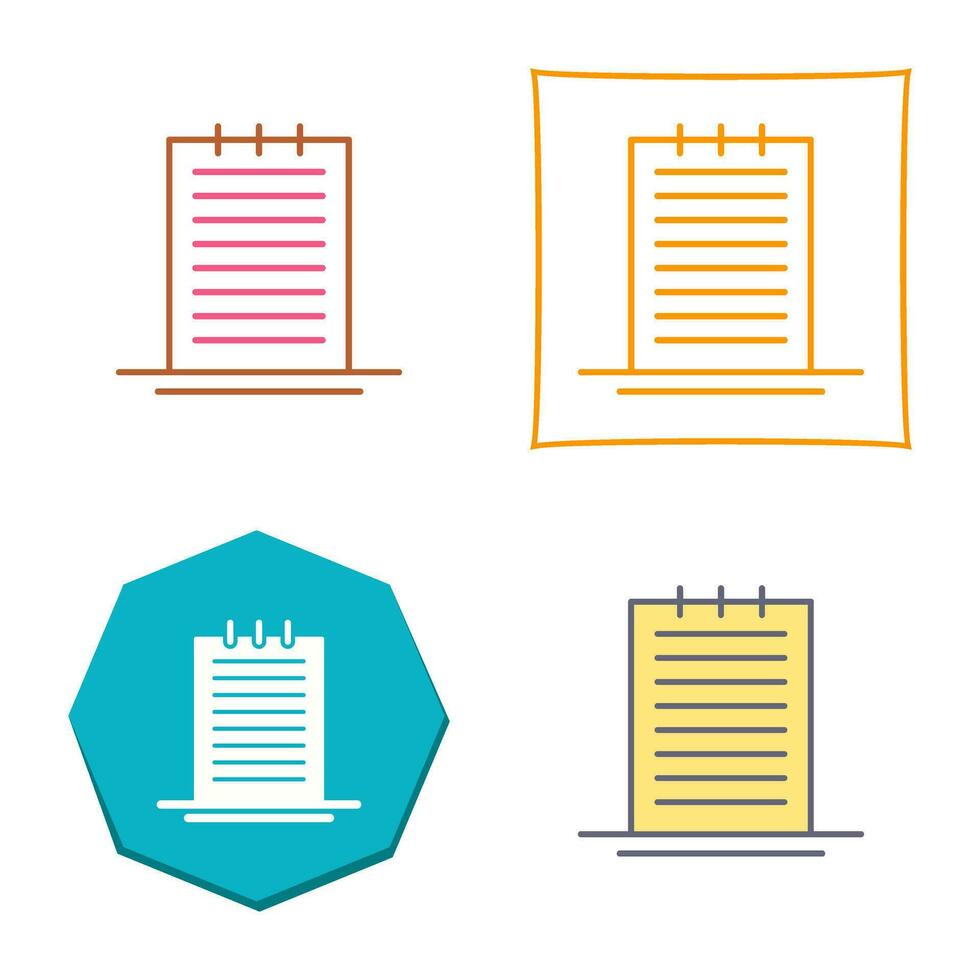 Notes Vector Icon