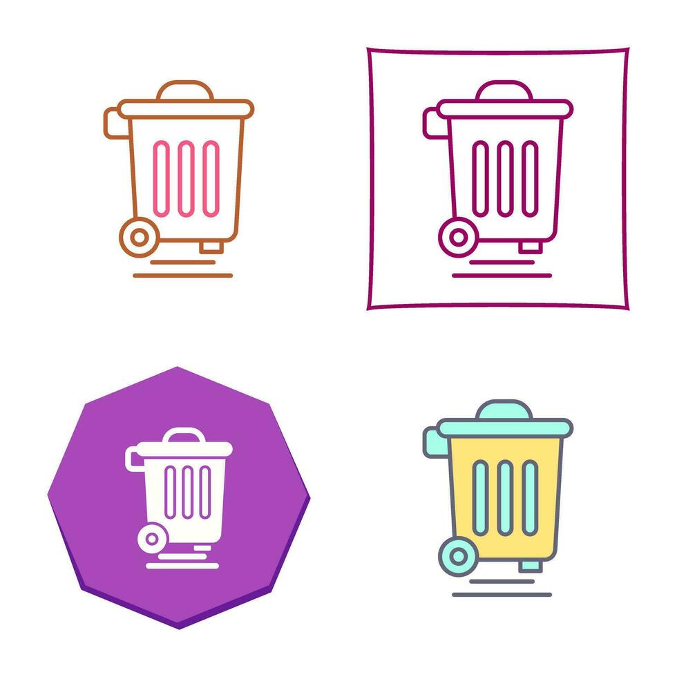 Dustbin Vector Icon