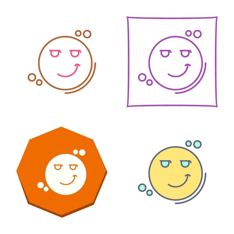 Smirk Vector Icon