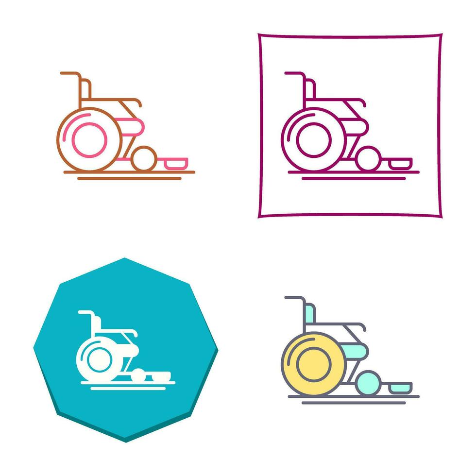 Wheel Chair Vector Icon