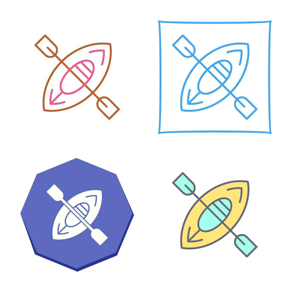 Kayak Vector Icon