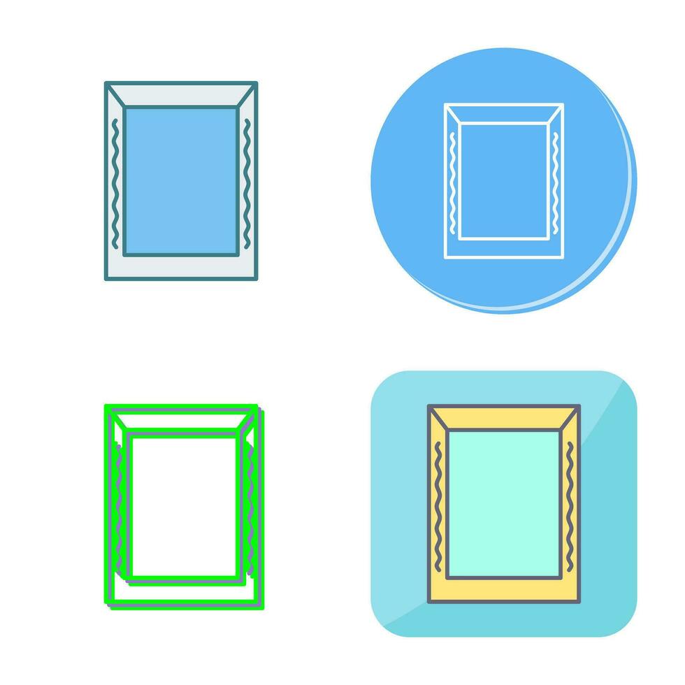 Unique Frame Vector Icon