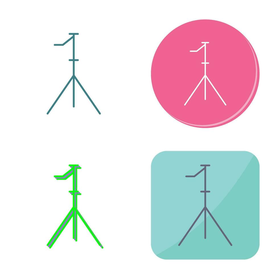 Unique Stand Vector Icon
