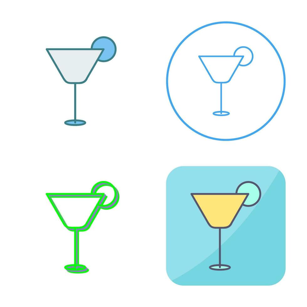 Cocktail Drink Vector Icon