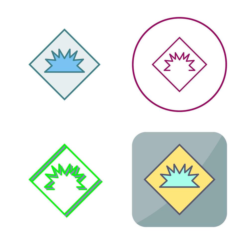 Danger of Welding Flash Vector Icon