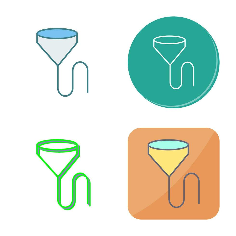 Unique Beer Bong Vector Icon