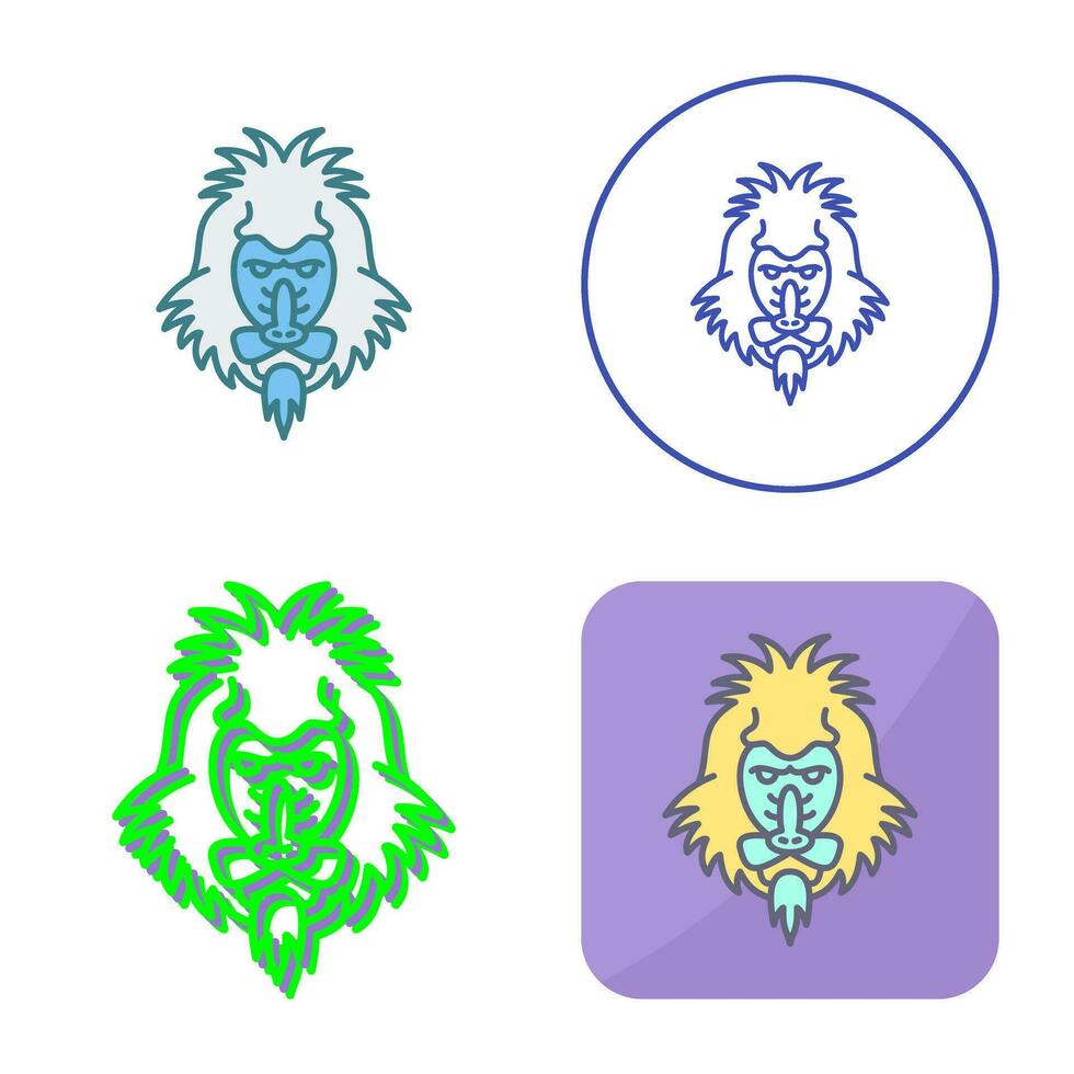 Mandrill Vector Icon