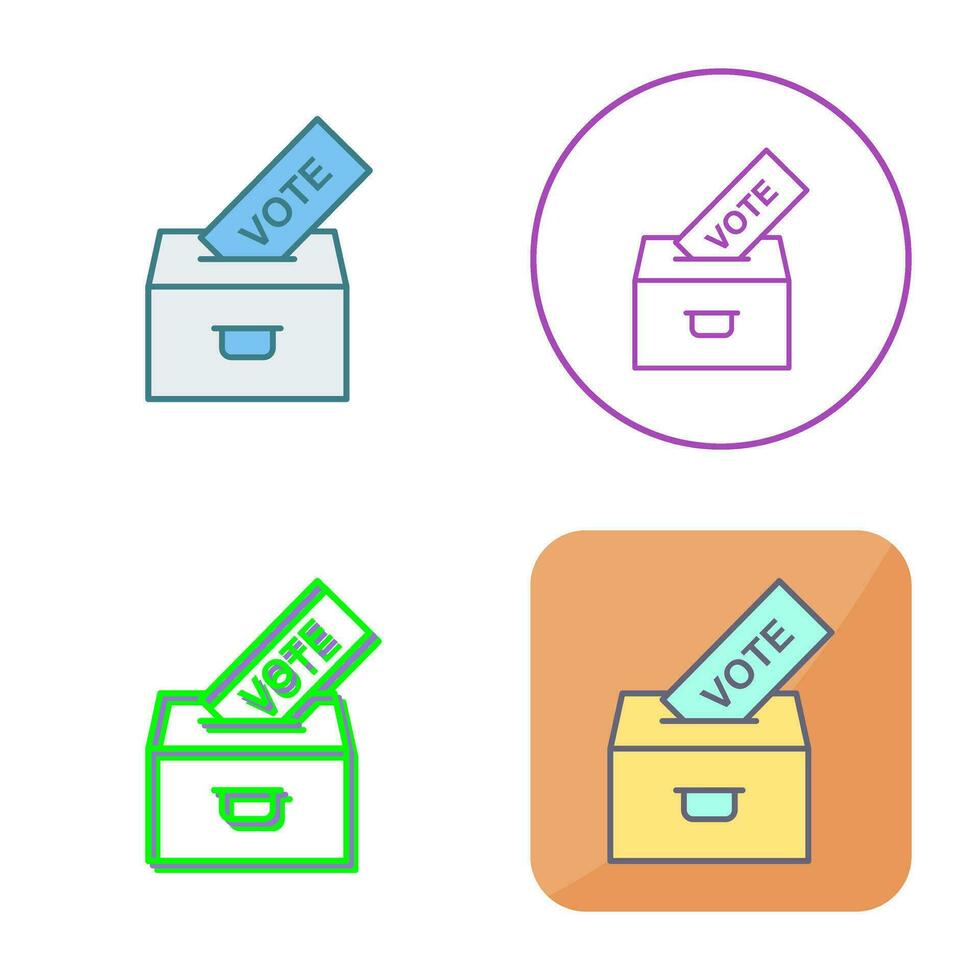 Casting Vote Vector Icon