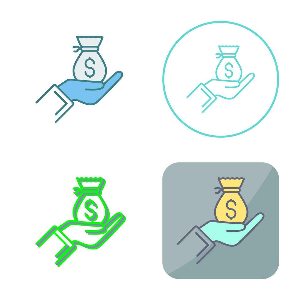 Wage Vector Icon