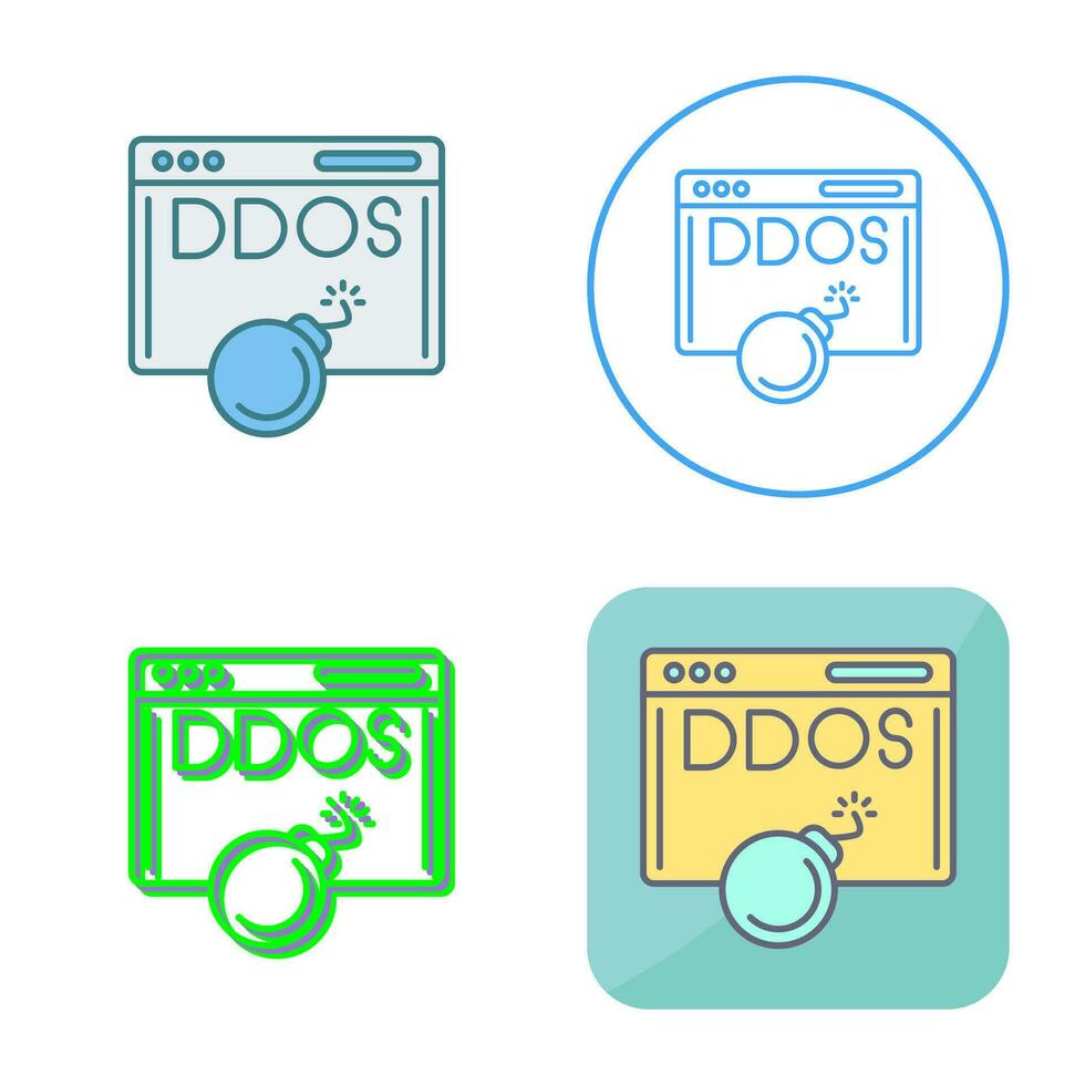 Ddos Attack Vector Icon
