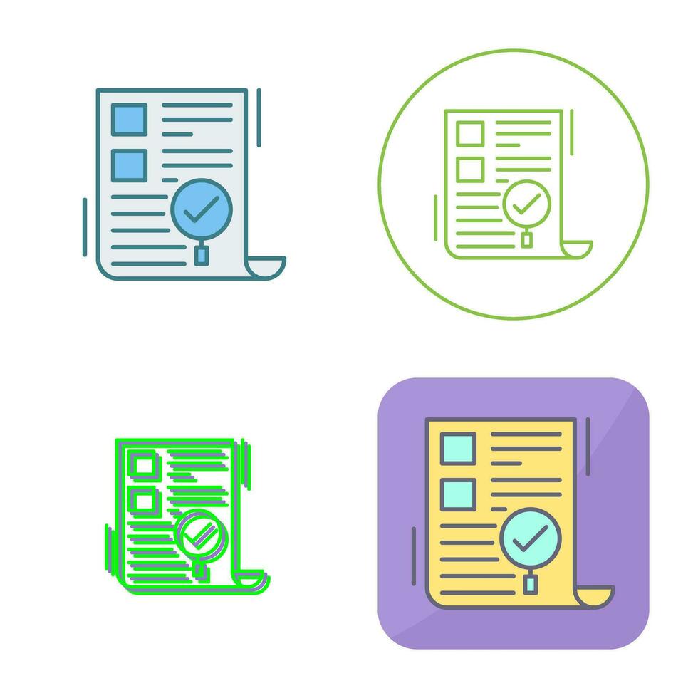 SEO Audit Vector Icon