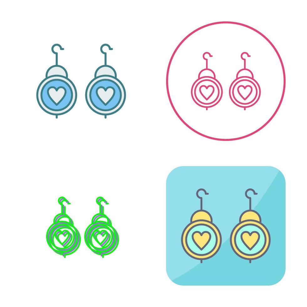 Earrings Vector Icon
