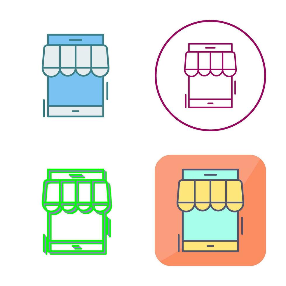 Online Shop Vector Icon